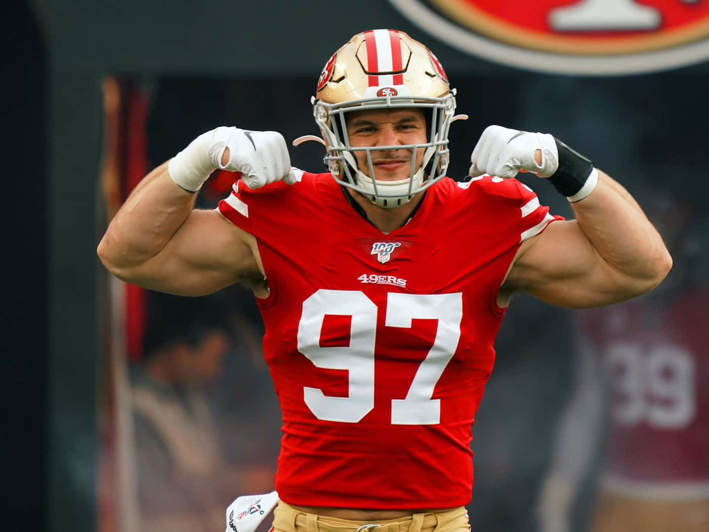 San Francisco 49ers' Nick Bosa Background