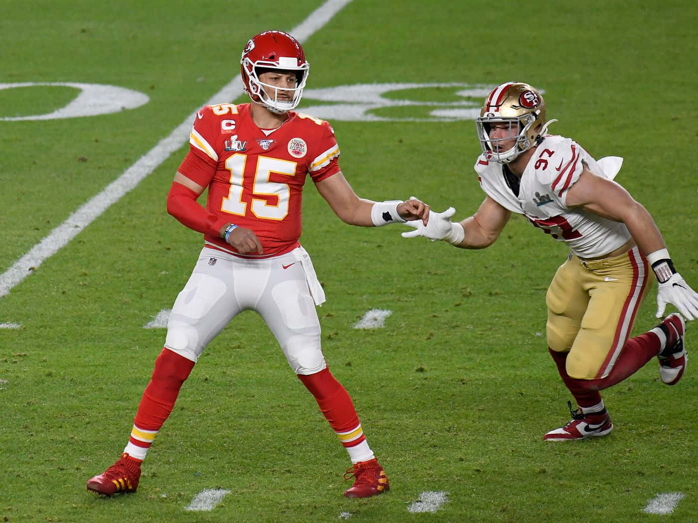 San Francisco 49ers' Rookie Of The Year Nick Bosa Background