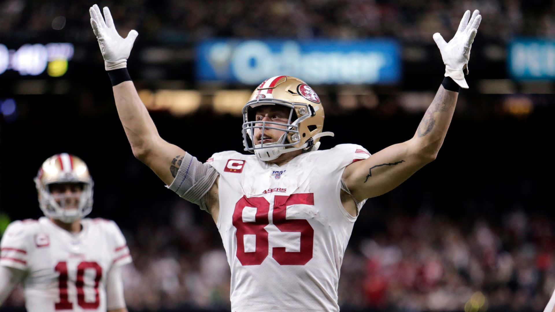 San Francisco 49ers Tight End George Kittle Background