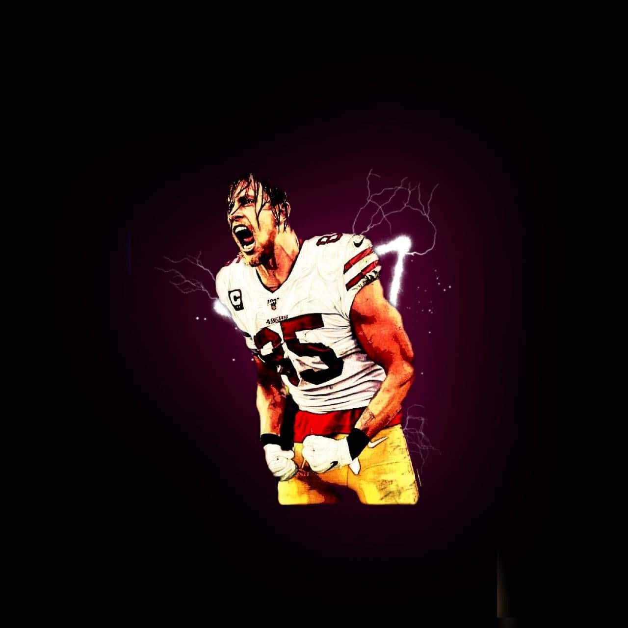 San Francisco 49ers Tight End George Kittle Background