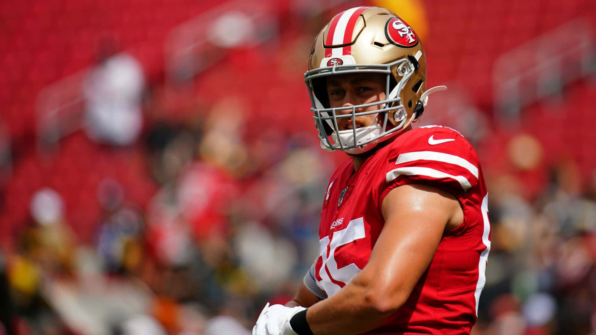 San Francisco 49ers Tight End, George Kittle Background