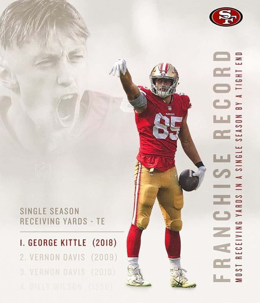 San Francisco 49ers Tight End George Kittle Background