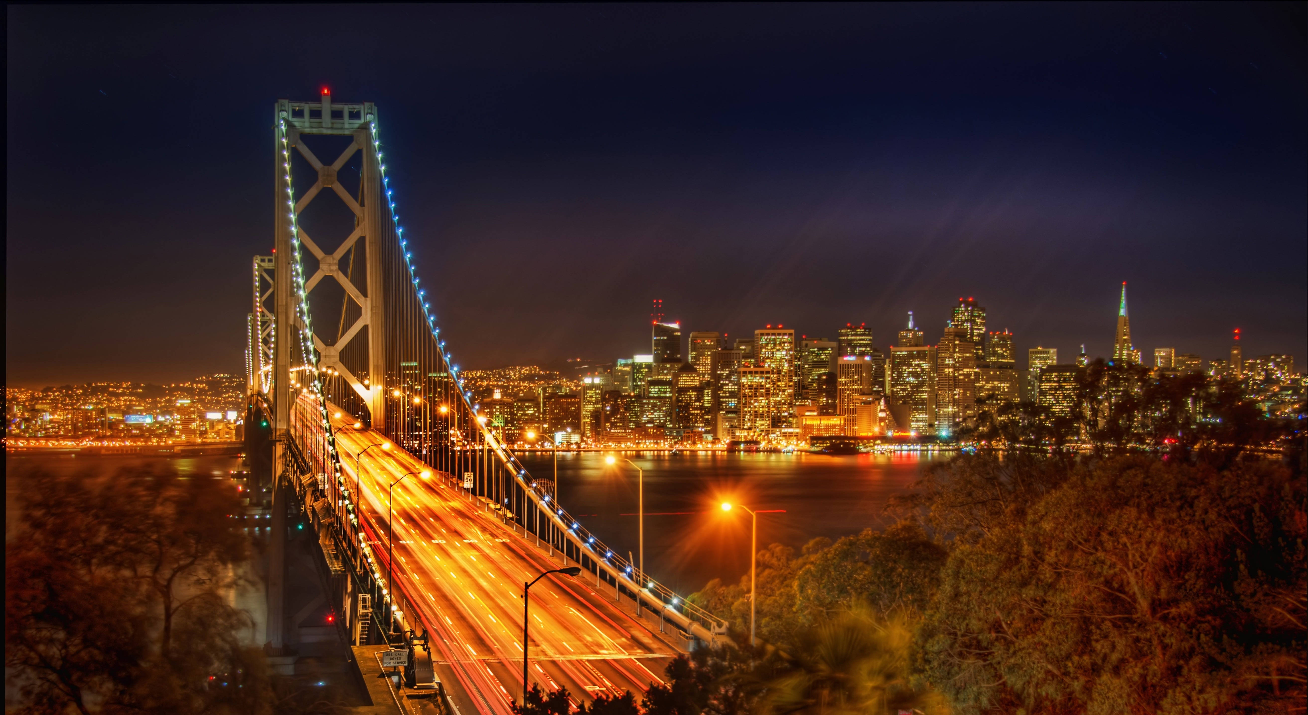 San Francisco 4k Bright City Background