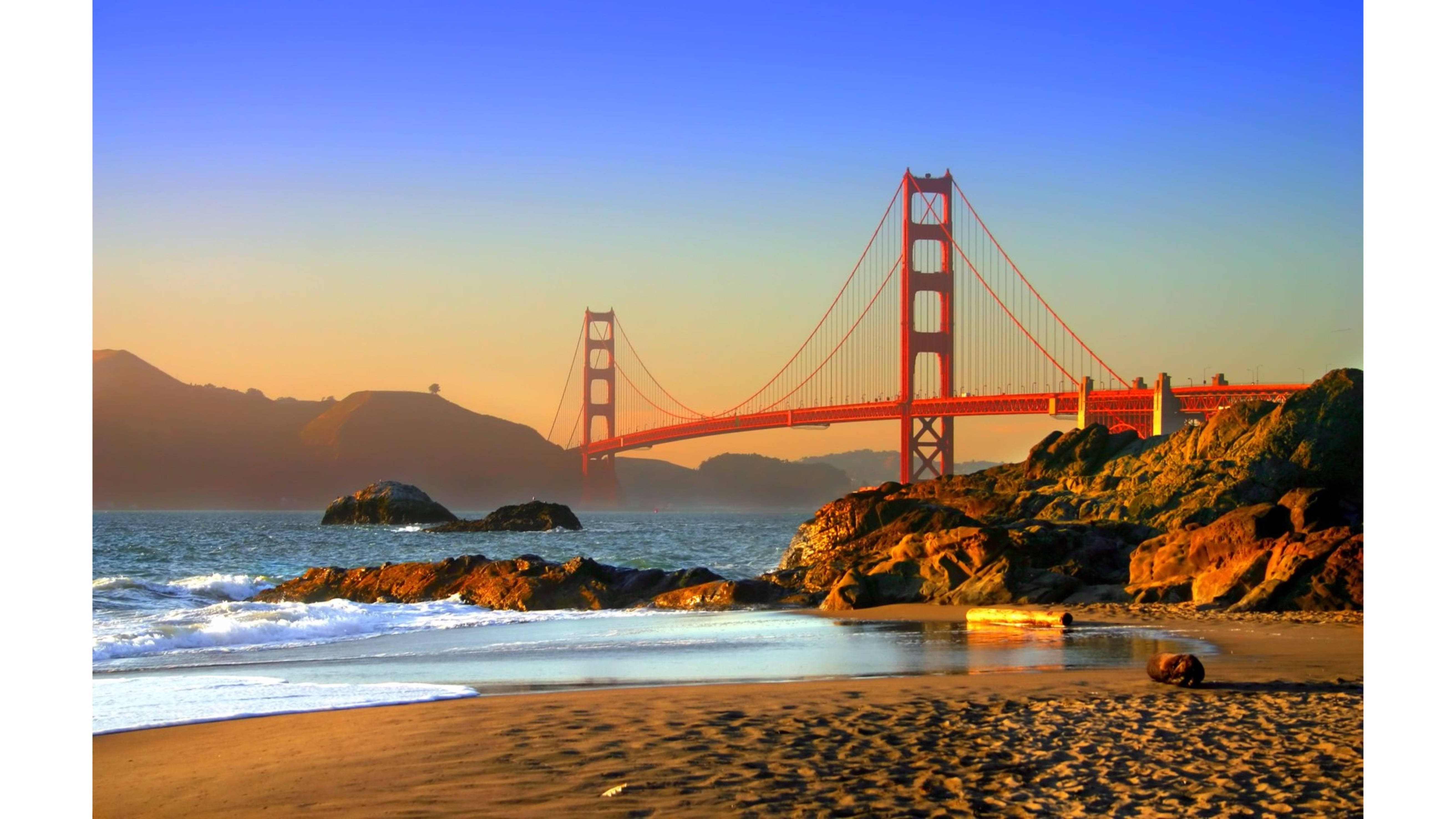San Francisco 4k California Golden Gate Bridge