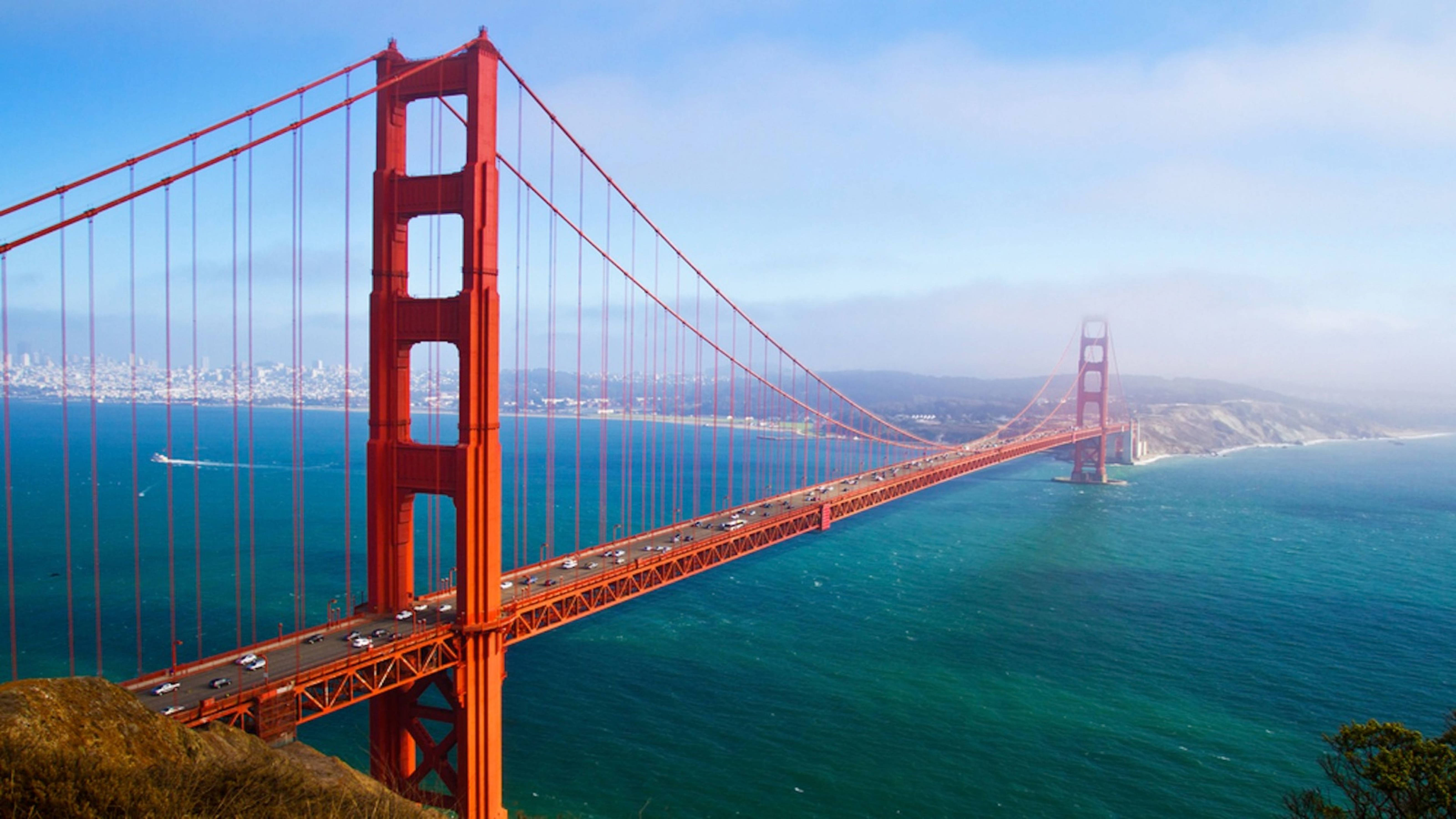 San Francisco 4k Golden Gate Bridge Background