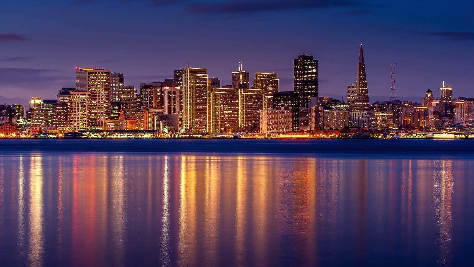 San Francisco Bay Laptop Background