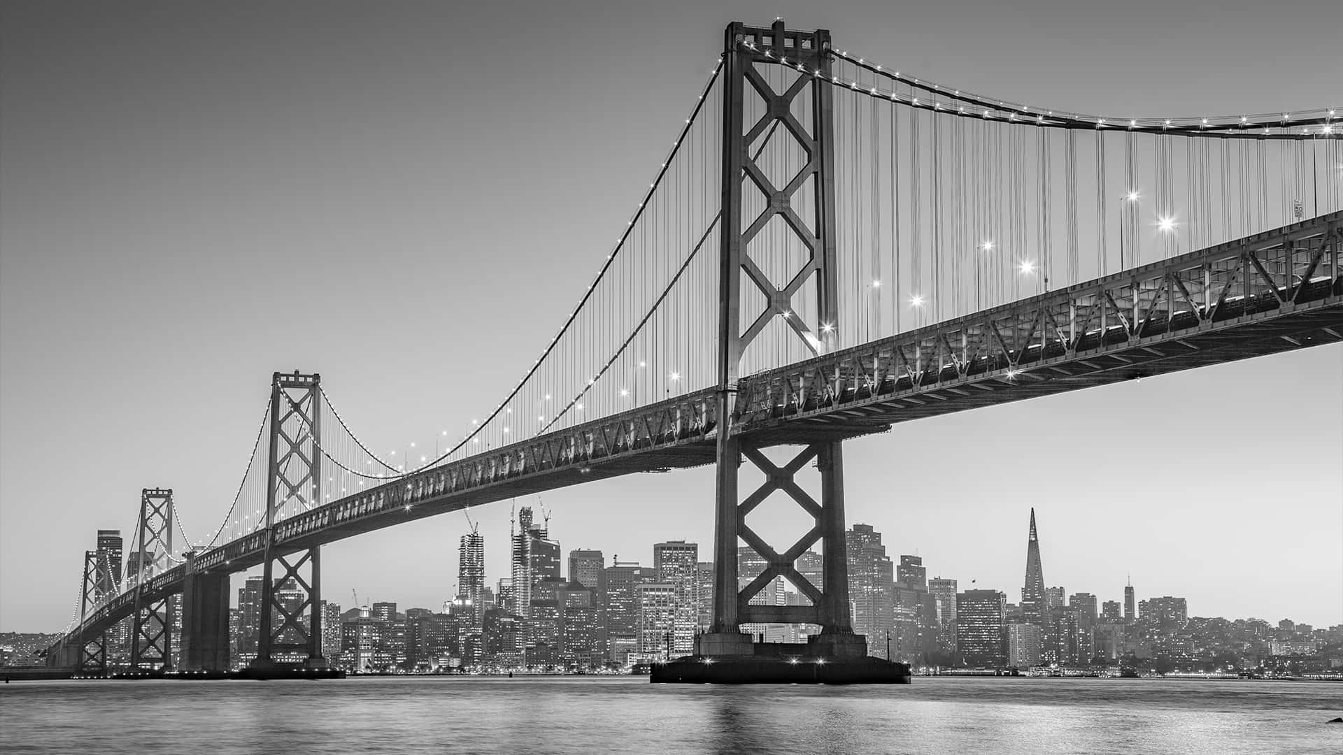 San Francisco Daytime Black And White