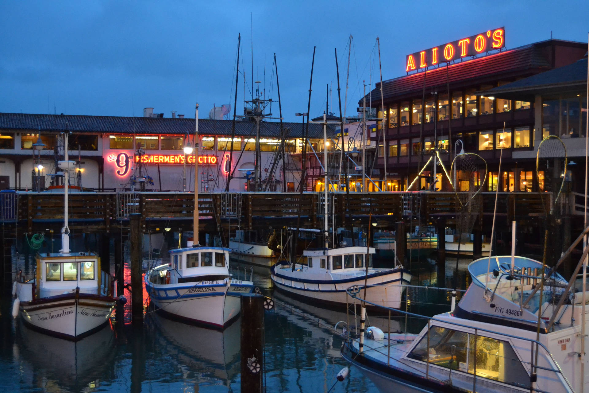San Francisco Fisherman's Wharf Background
