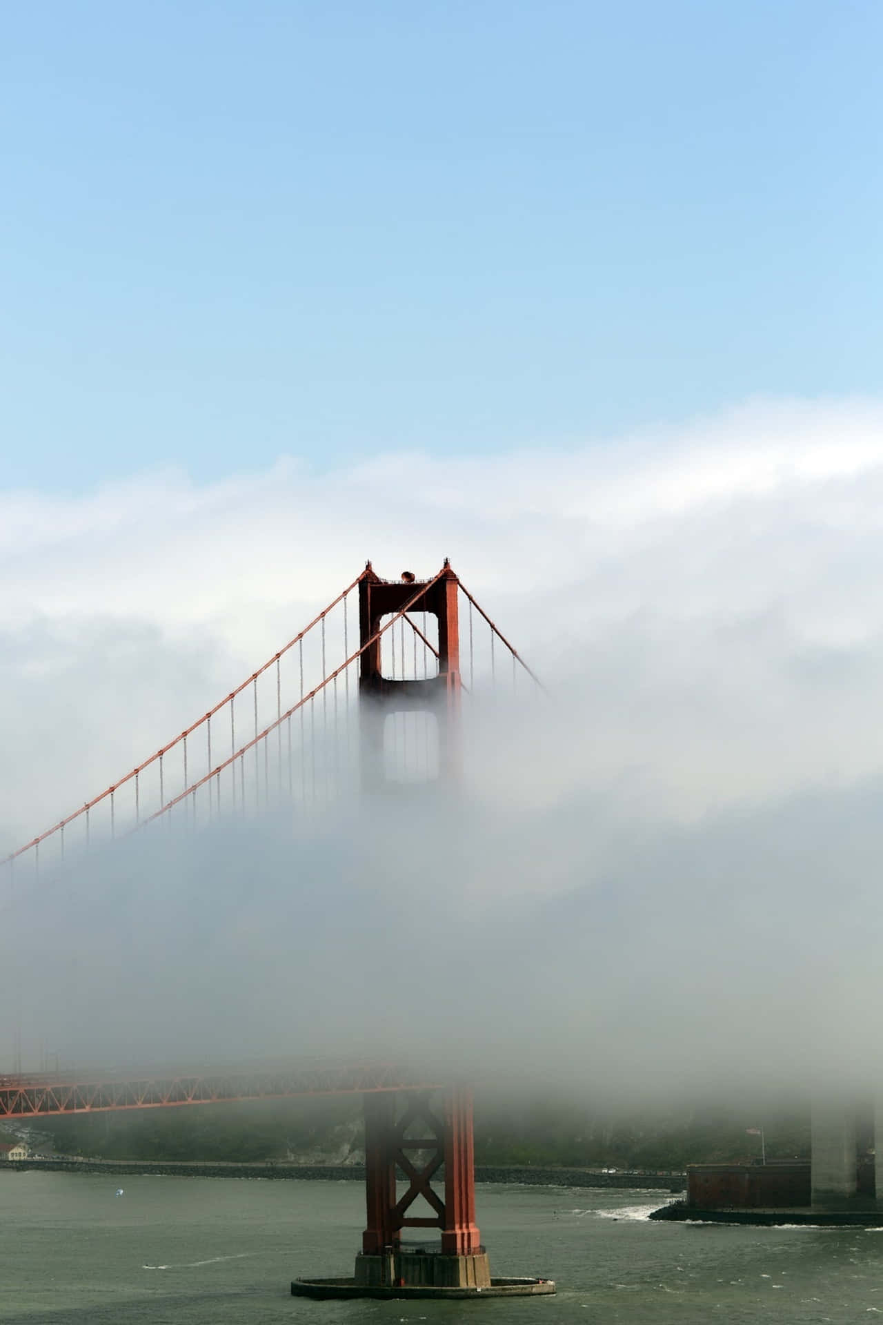 San Francisco Fog During Morning Background