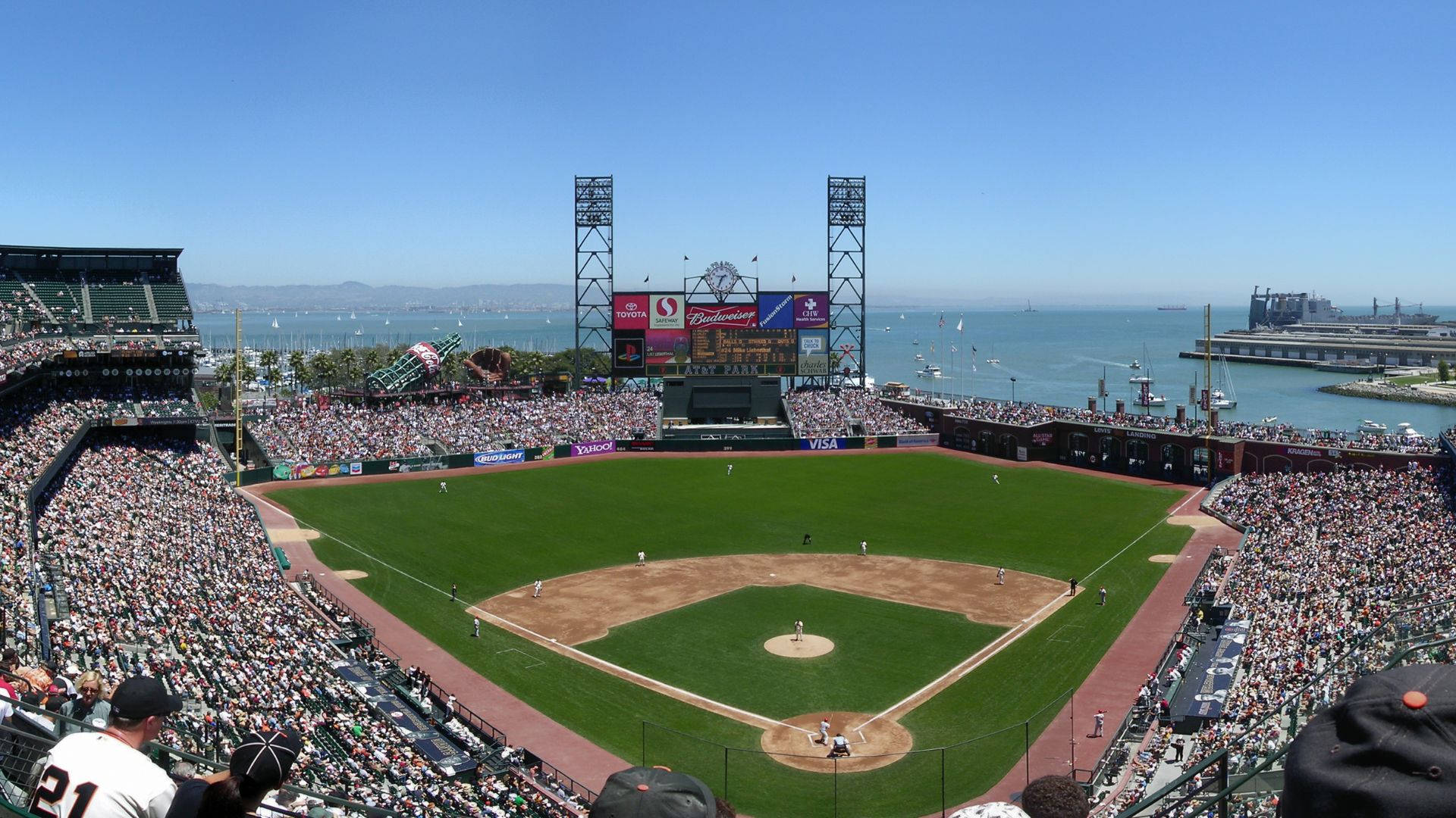 San Francisco Giants Baseball Match Field