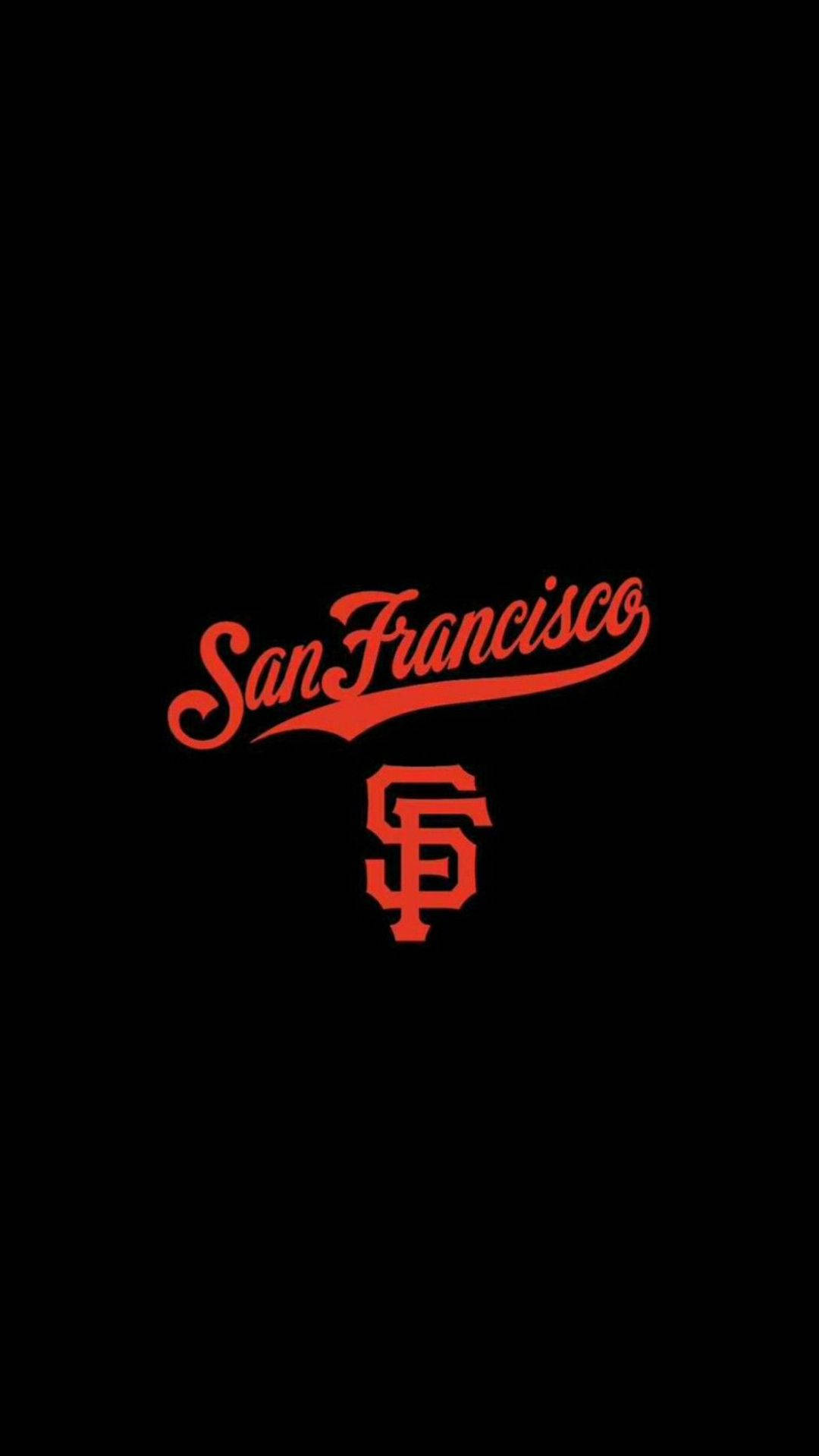 San Francisco Giants In The Dark Background