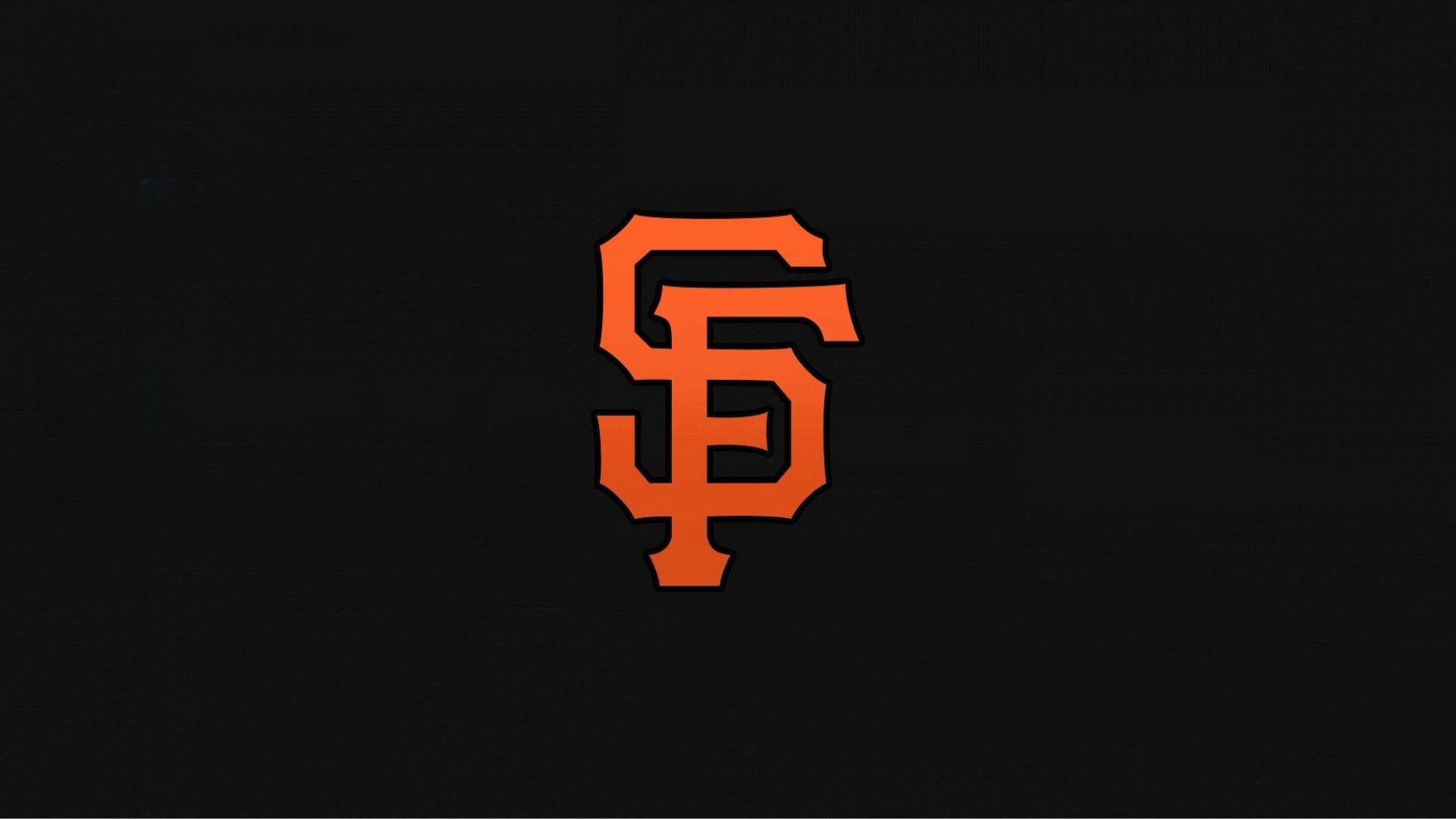 San Francisco Giants Logo In Dark Background
