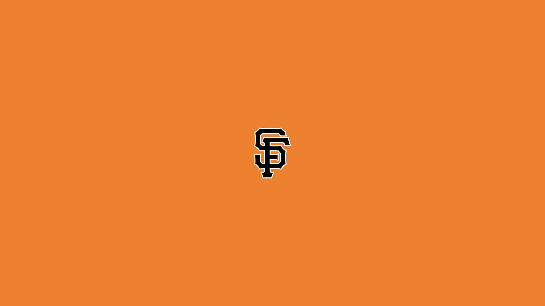 San Francisco Giants Logo Orange Background Background