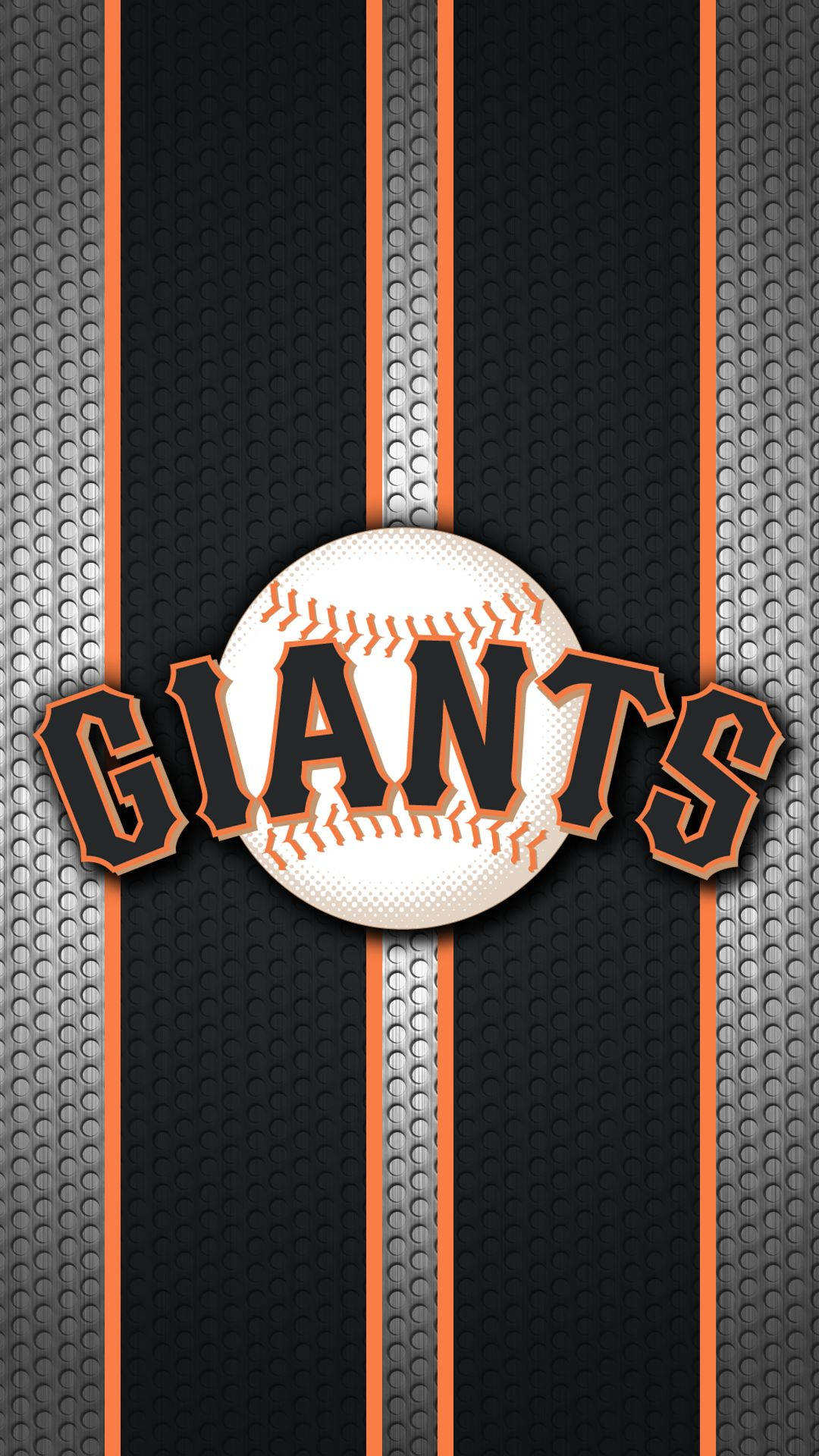 San Francisco Giants On Baseball Background