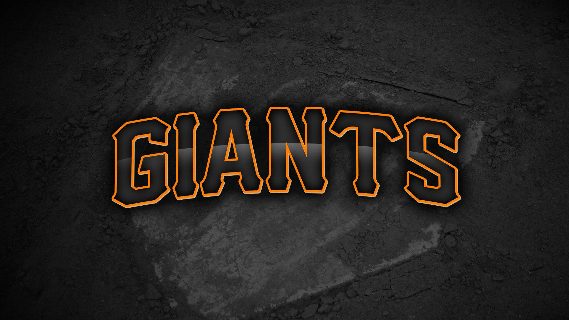 San Francisco Giants On Cement Background