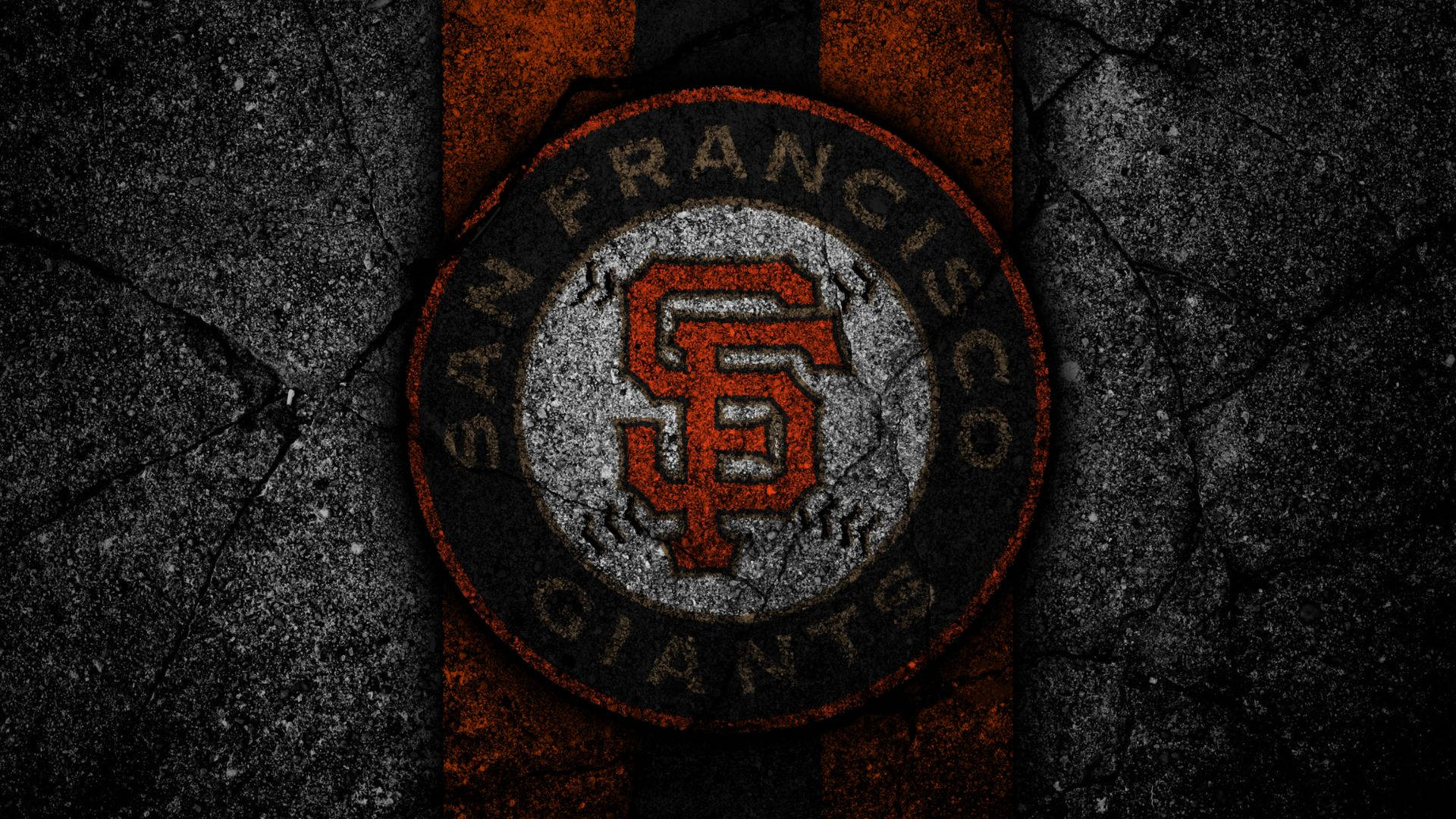 San Francisco Giants On Ground Background
