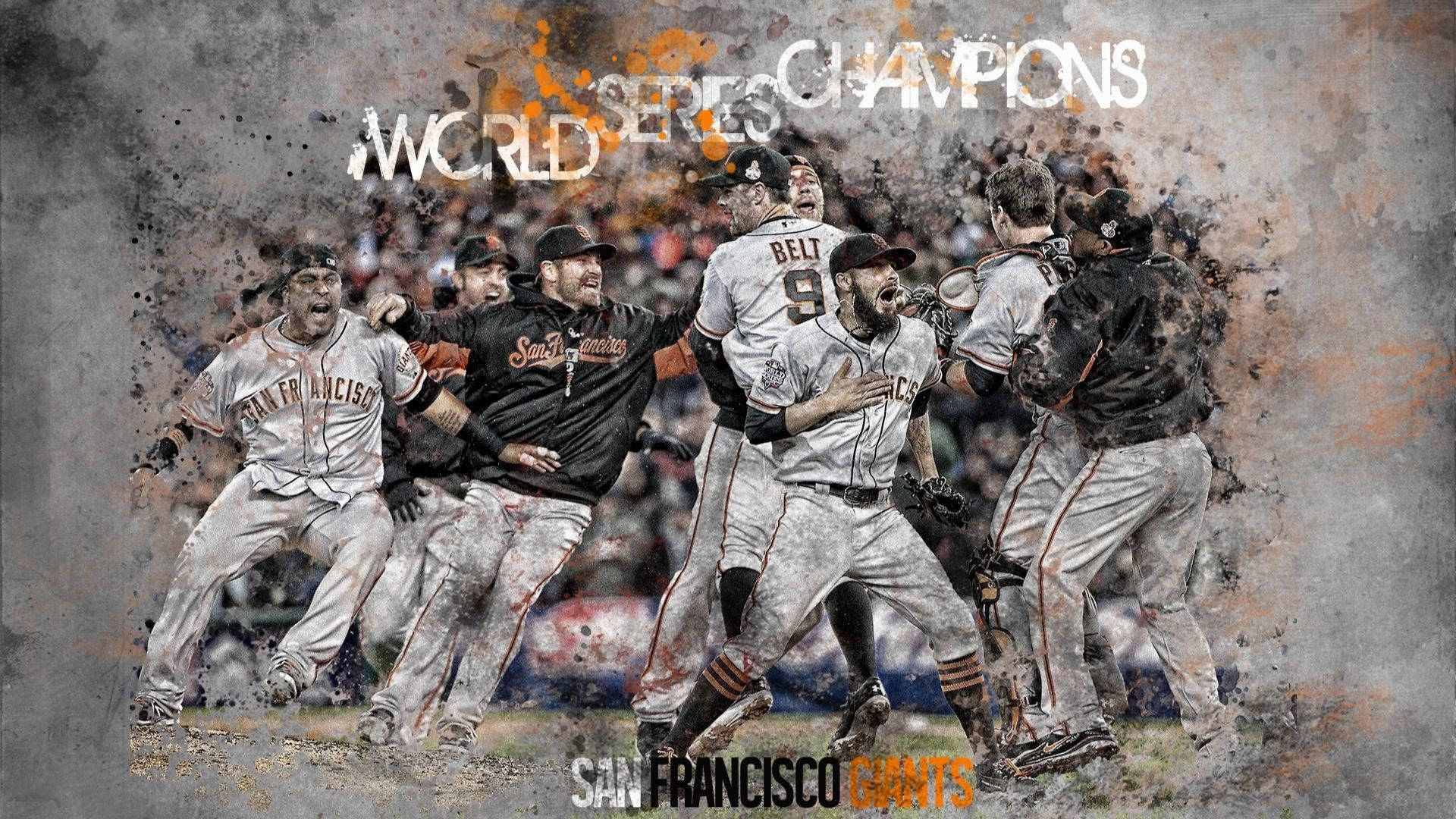 San Francisco Giants World Series Champions Background