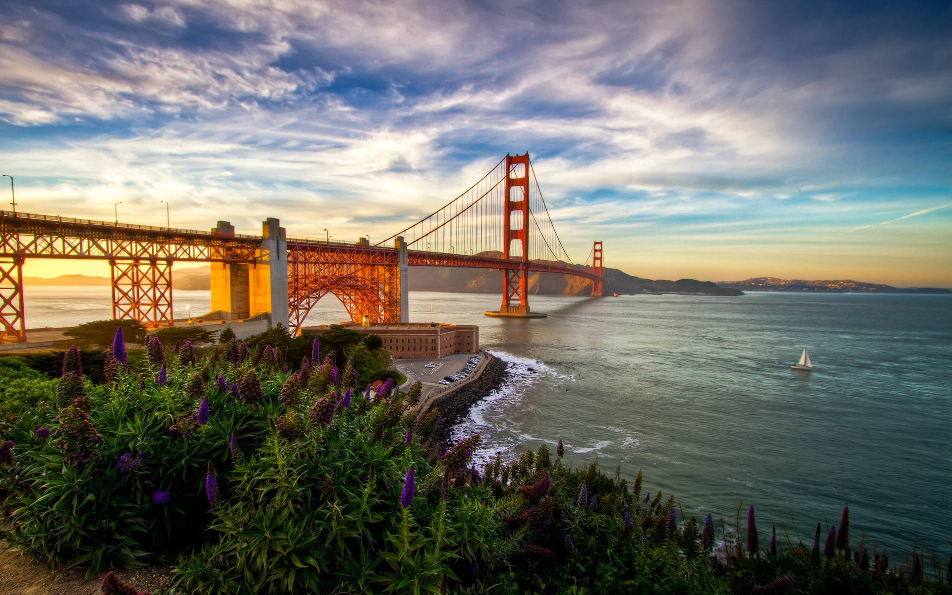 San Francisco Golden Gate Bridge Panoramic Snapshot