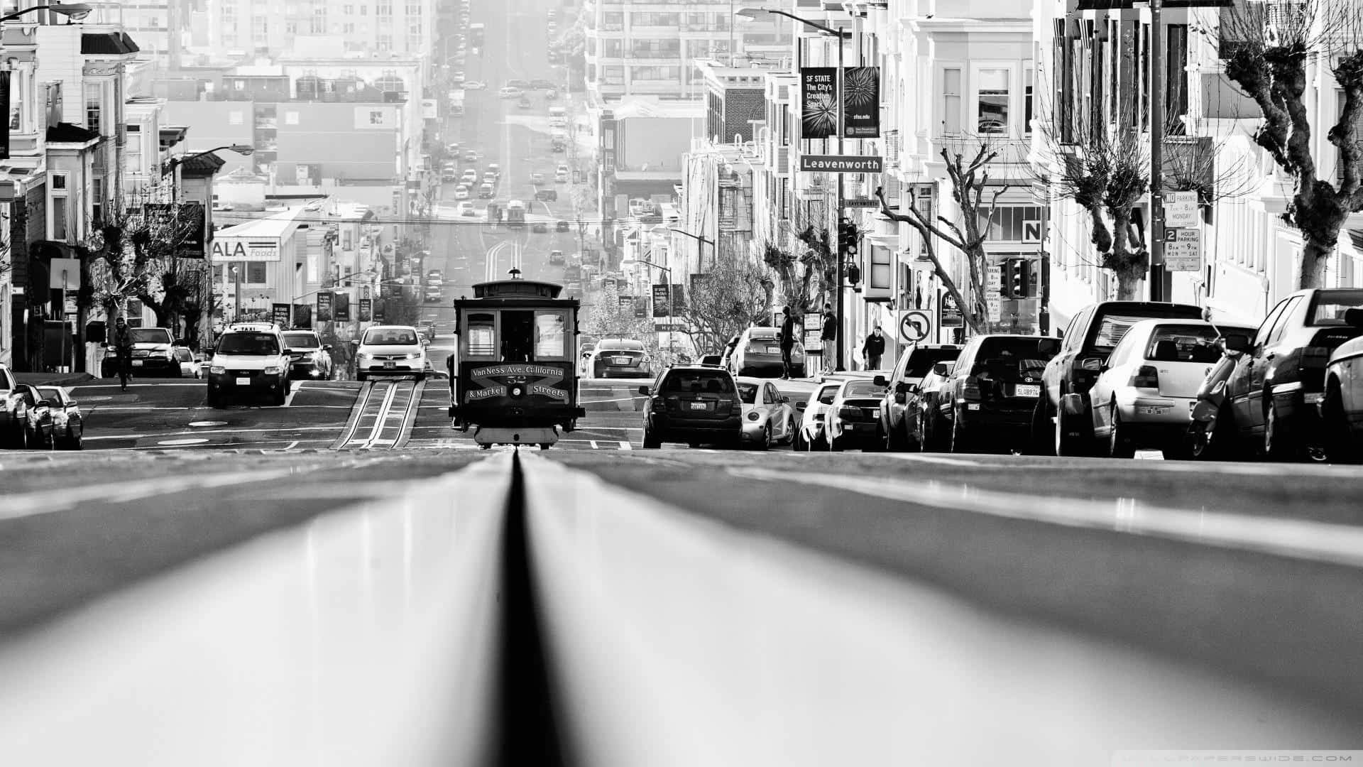 San Francisco In Black And White