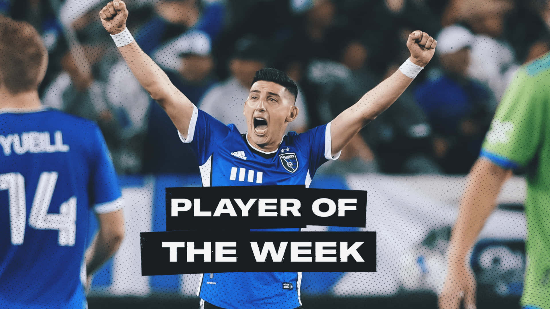 San Jose Earthquakes Midfielder Cristian Espinoza Mls 2022 Background