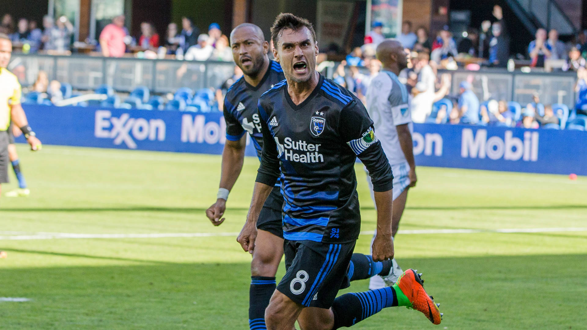 San Jose Earthquakes Sutter Health Logo Background