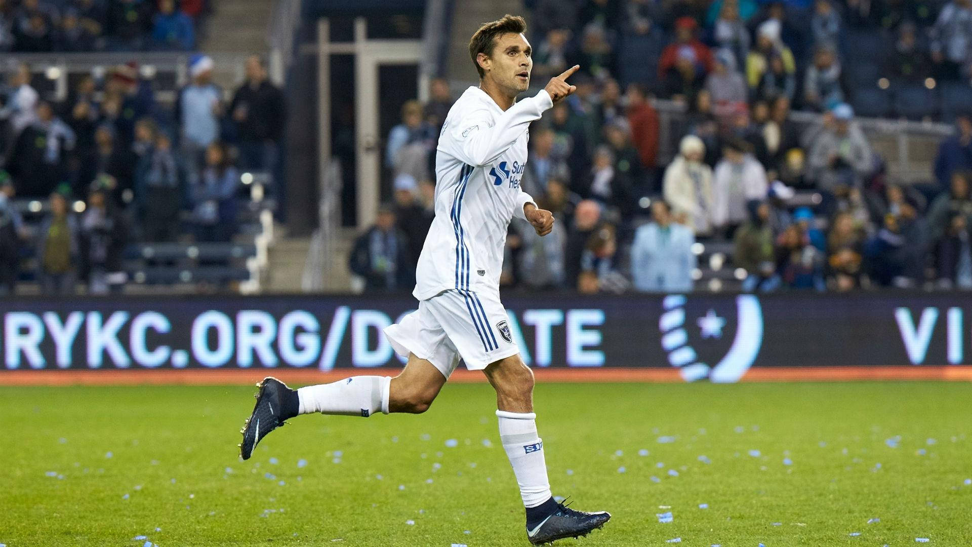 San Jose Earthquakes Wondolowski Pointing Background