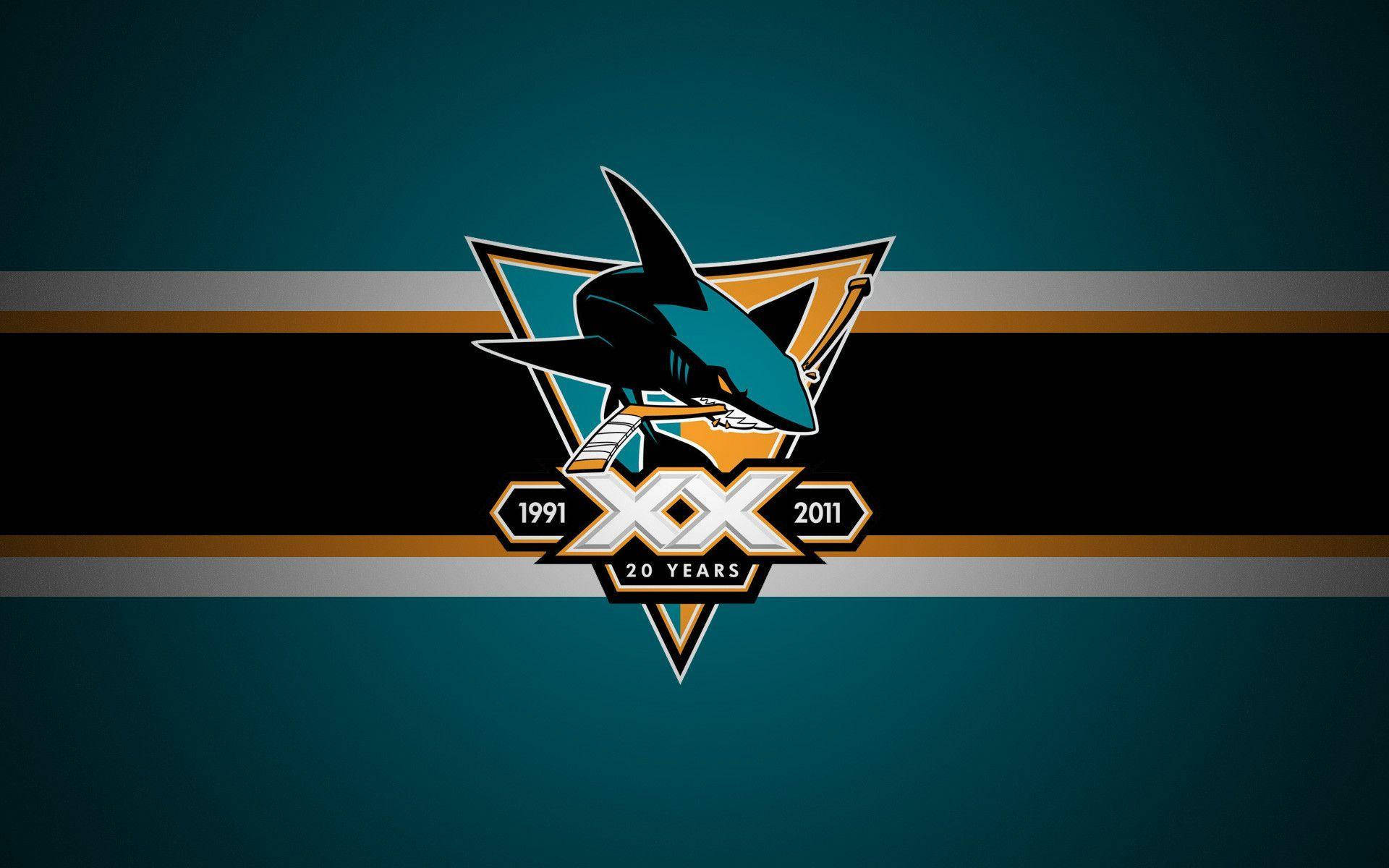 San Jose Sharks 20th Anniversary Background