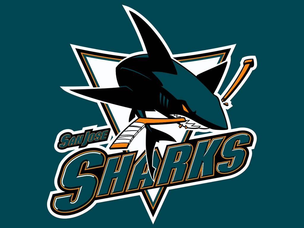 San Jose Sharks Blue Green Background Background