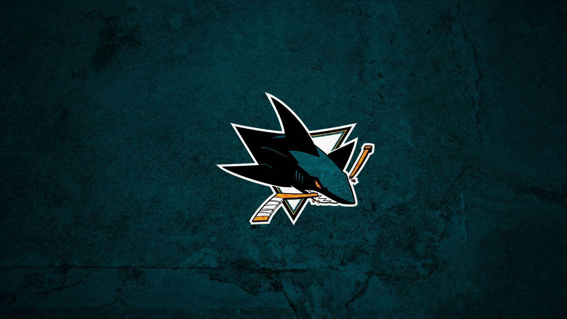 San Jose Sharks Dark Green Background