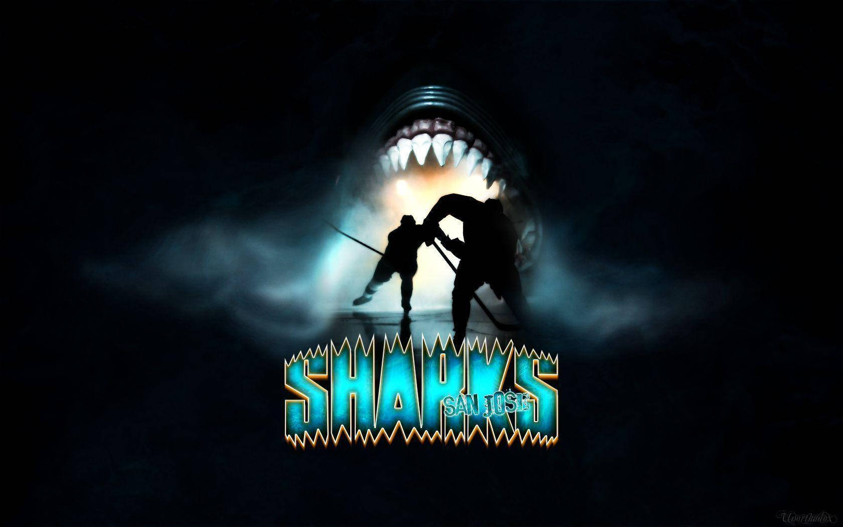 San Jose Sharks Into The Jaws Background