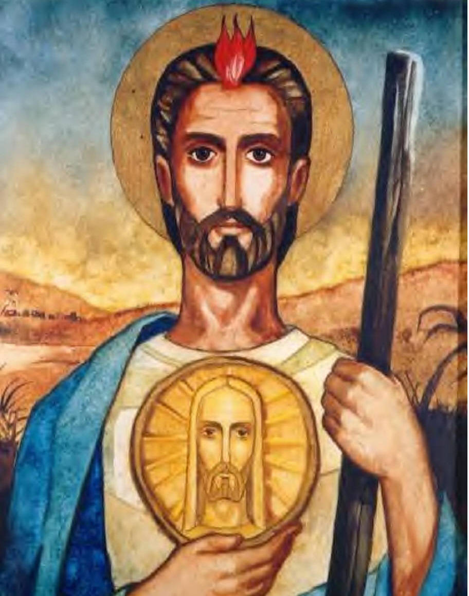 San Judas Tadeo Painting Background