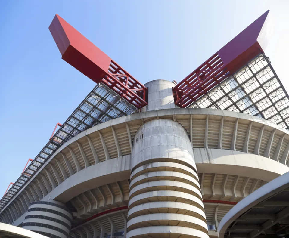 San Siro Stadium Architecture Background