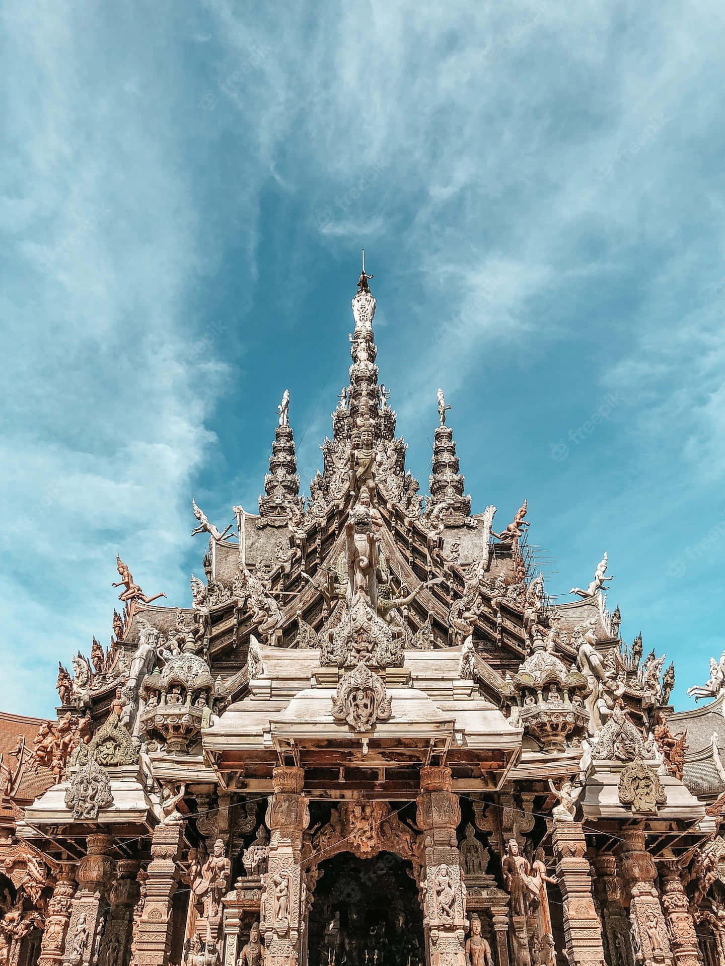 Sanctuary Of Truth Reaching Towards The Sky