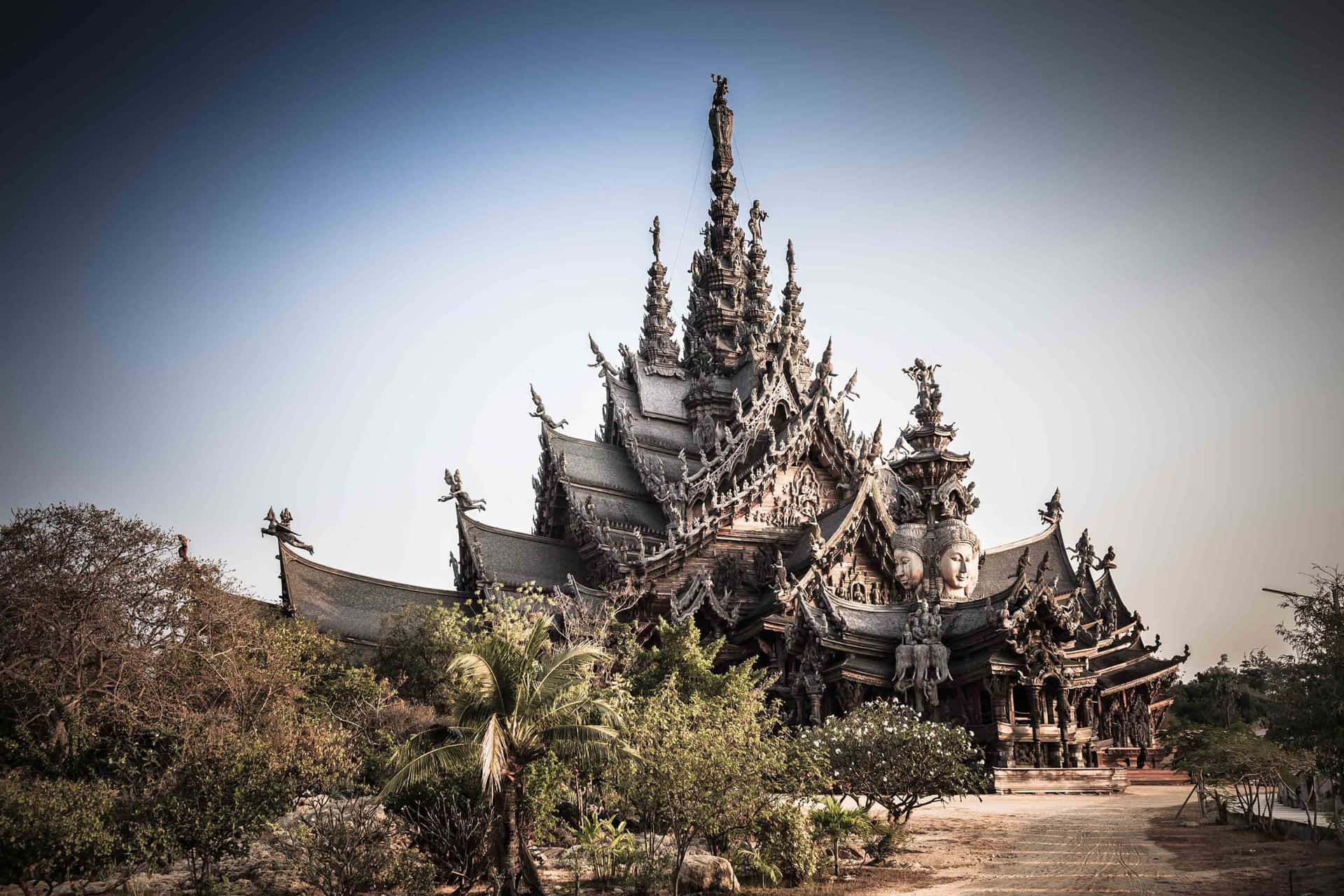 Sanctuary Of Truth With Darkened Corners