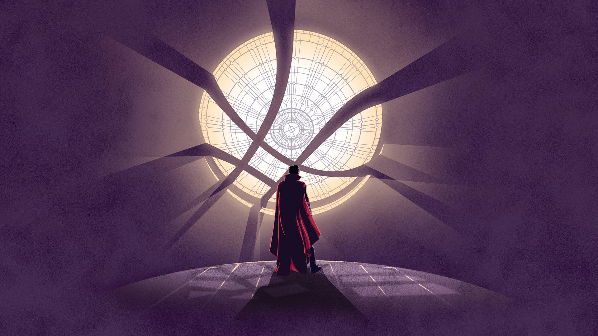 Sanctum Sanctorum Window Doctor Strange Minimalist