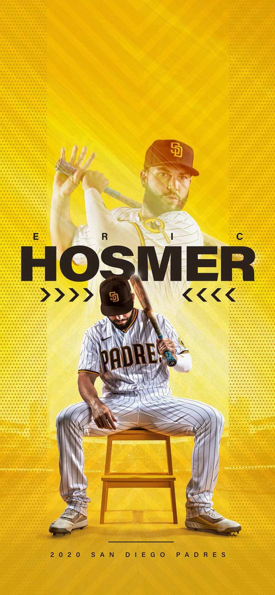 Sand Diego Padre Eric Hosmer Poster Background