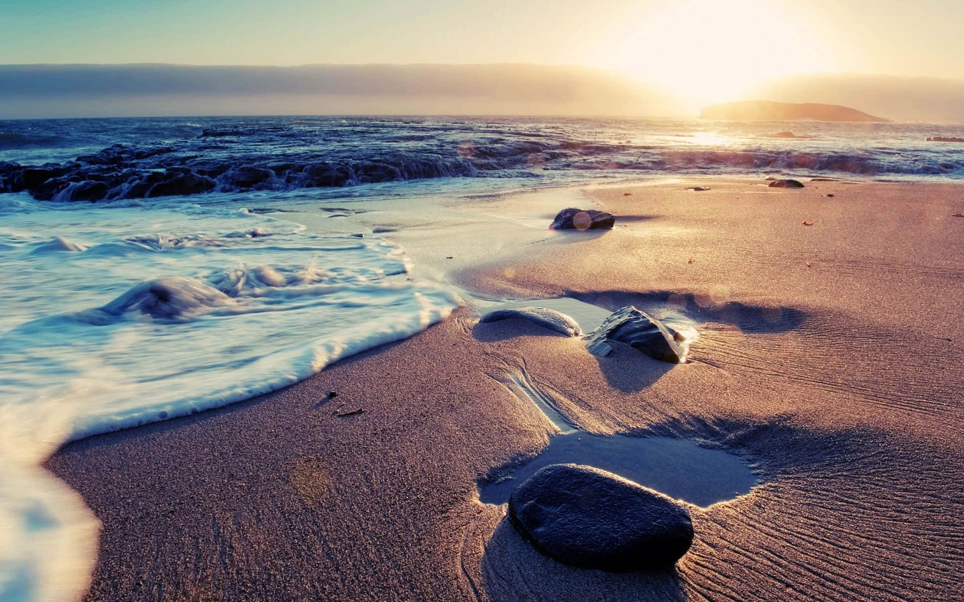 Sand Ocean Waves