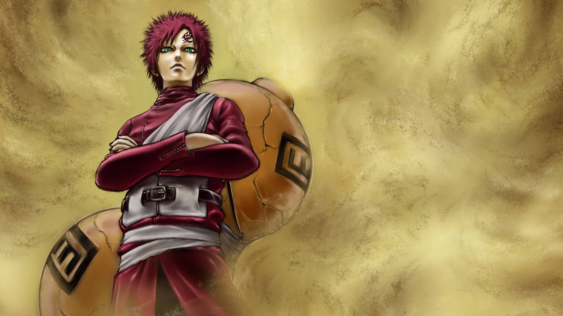 Sand Surrounded Gaara Background
