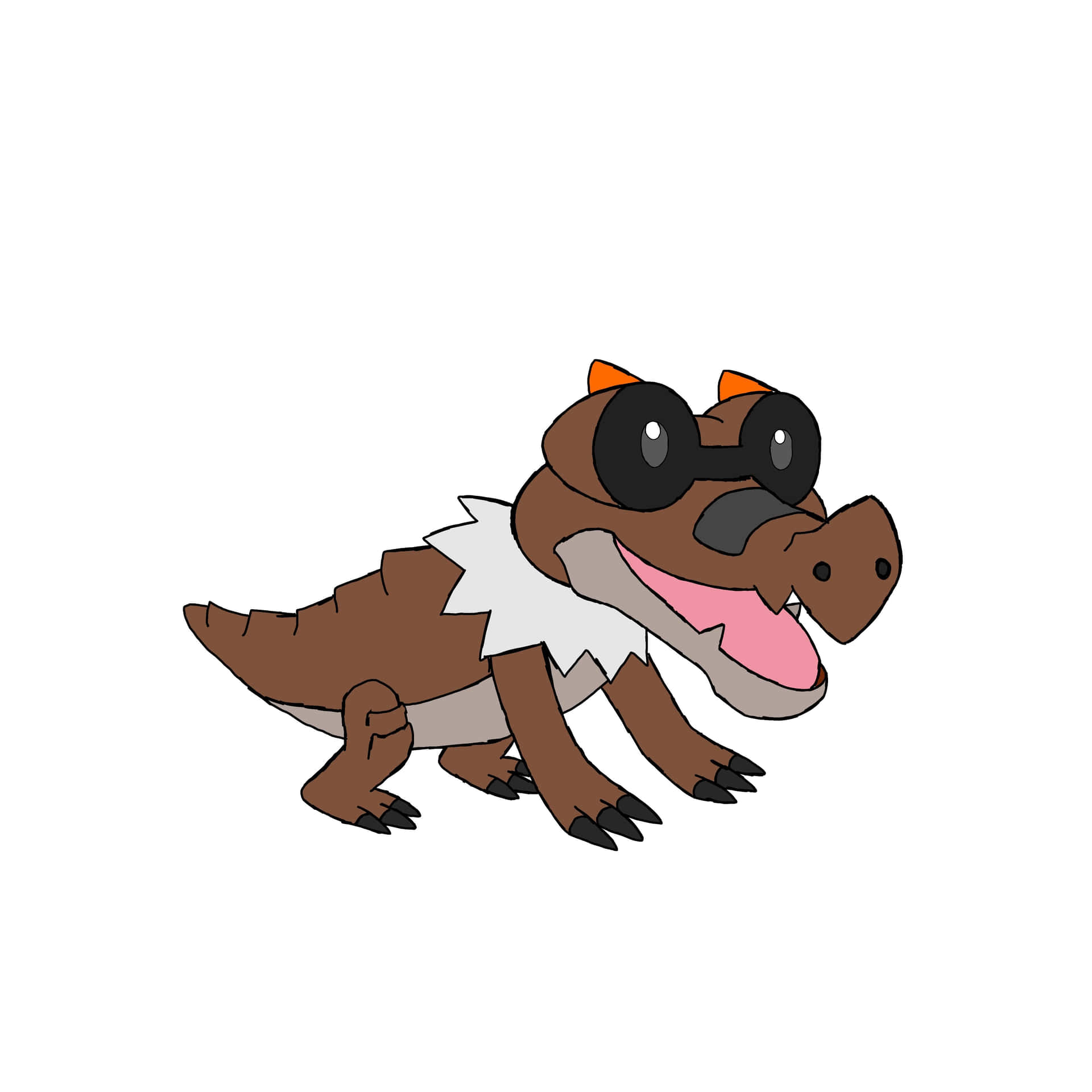 Sandile Fused With Tyrunt Background