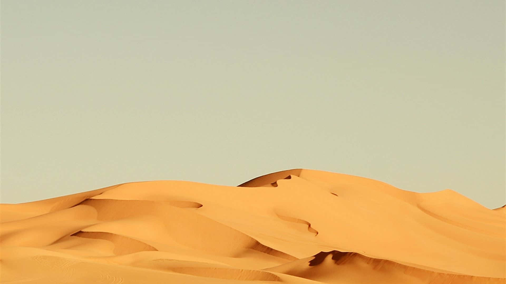 Sandy Beach At Sunset Background