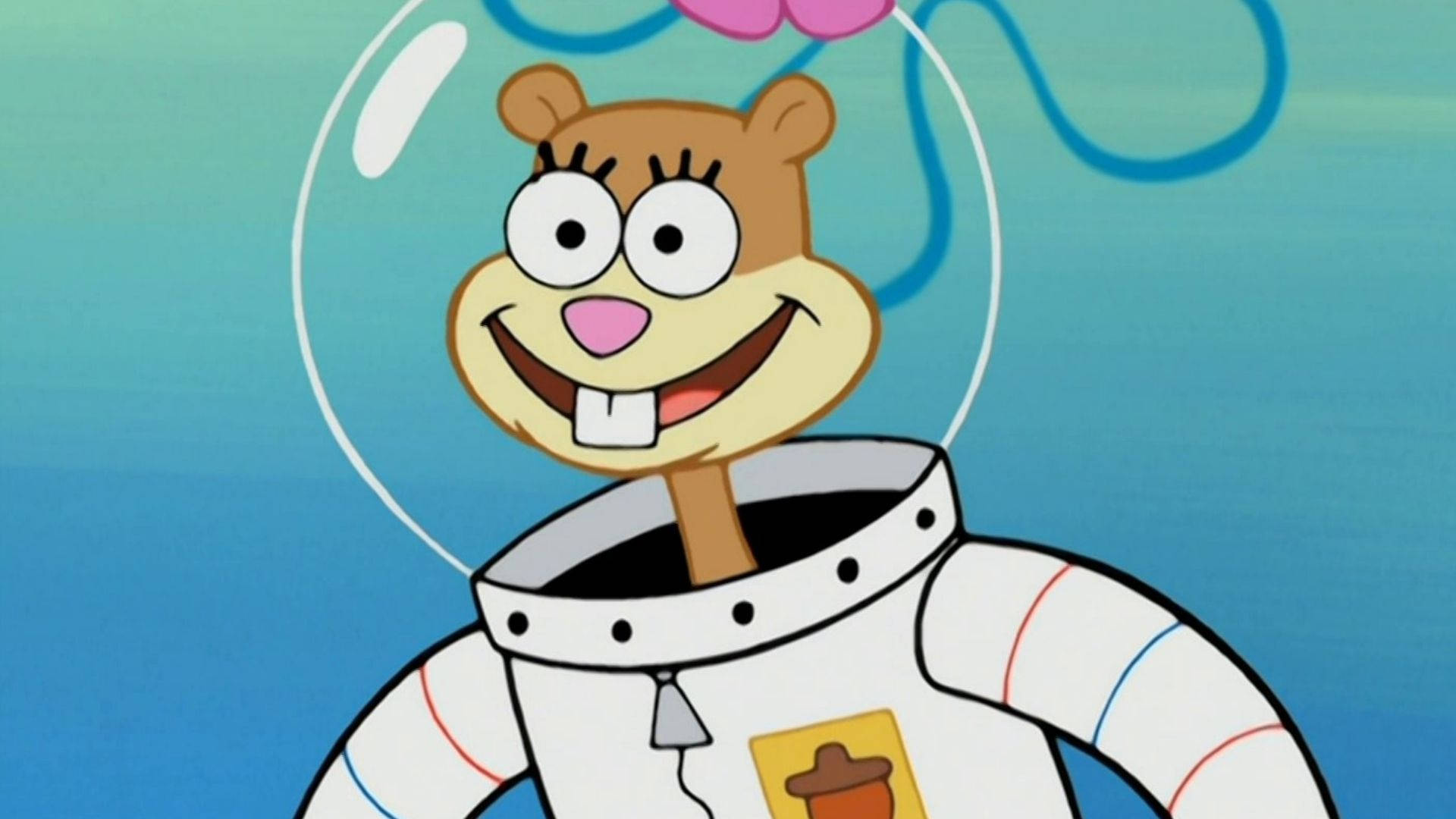 Sandy Cheeks Great Smile Background