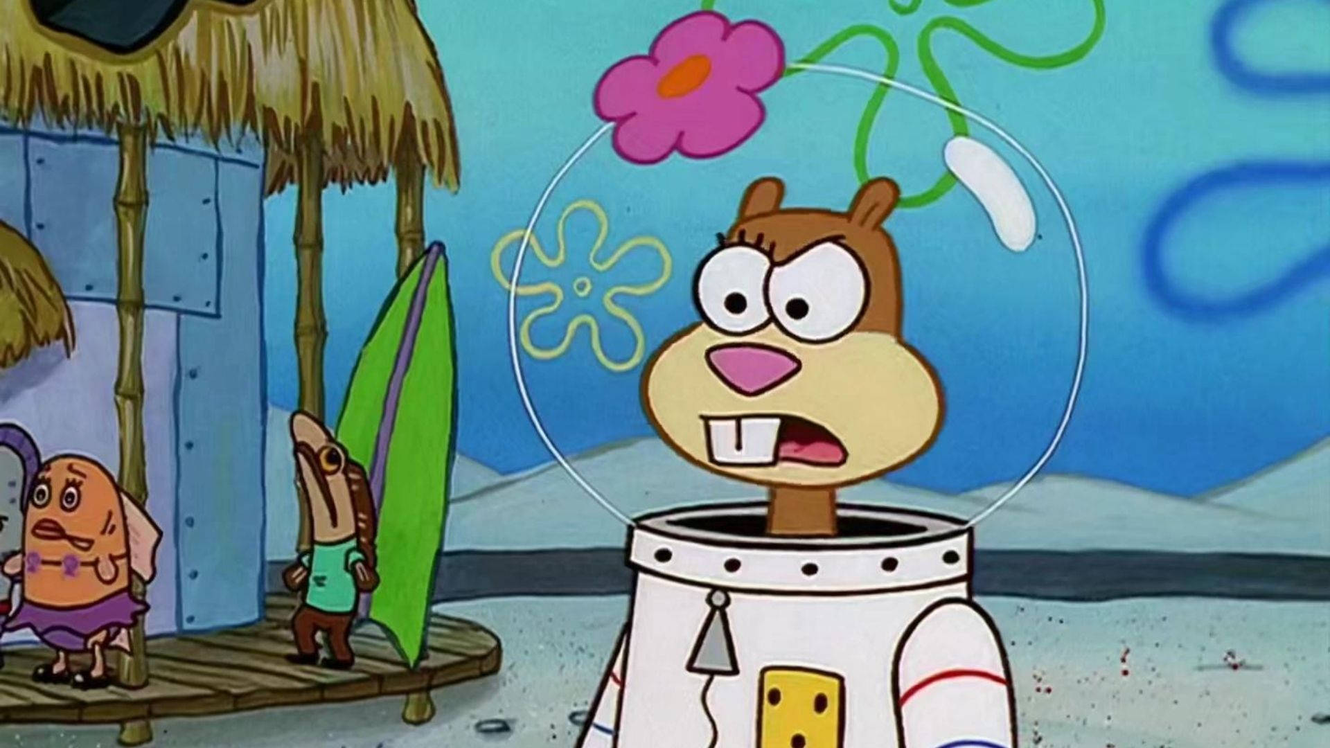 Sandy Cheeks Spongebob Squarepants Background