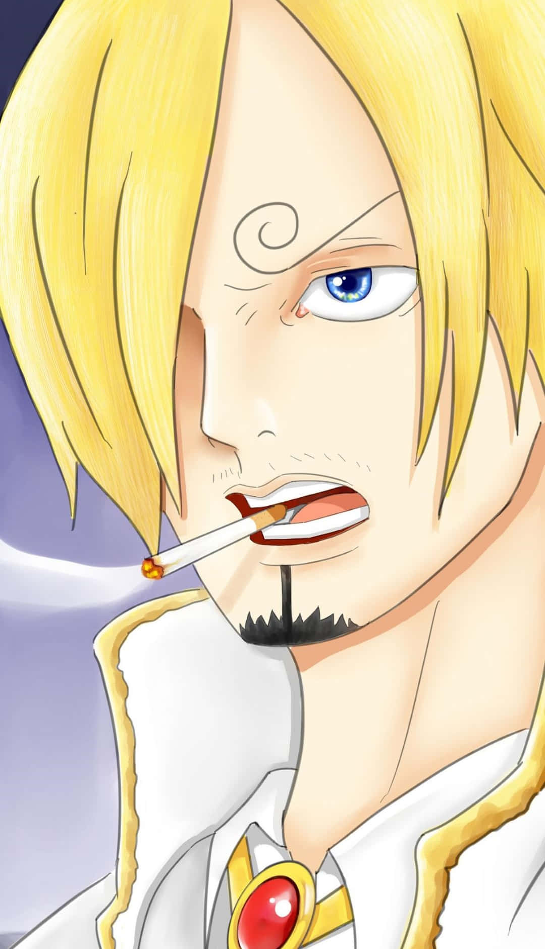 Sanji From One Piece On Iphone Wallpaper Background
