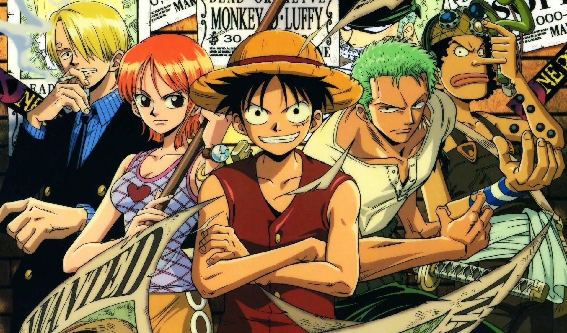 Sanji Nami Luffy Zoro Usopp Art Cover Desktop Background