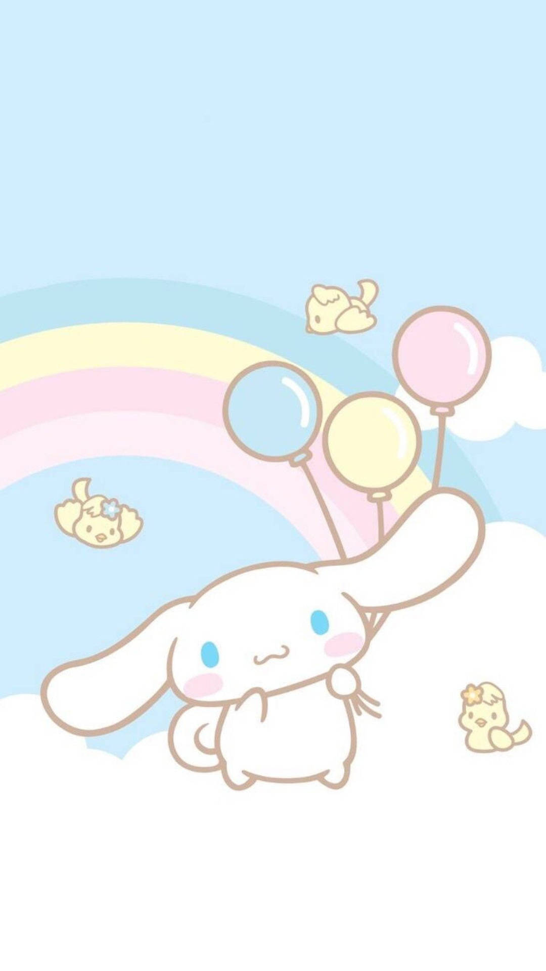 Sanrio Character Flying Puppy Background