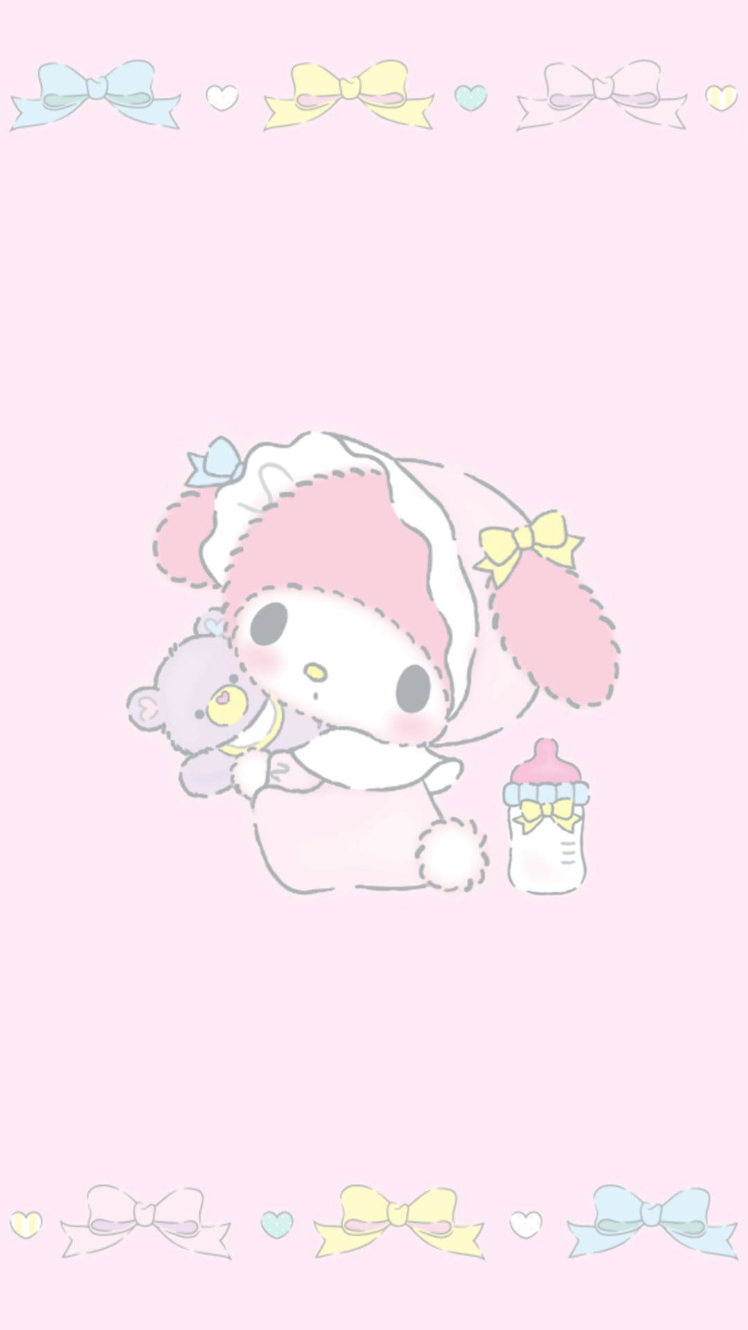 Sanrio Character Pink My Melody Background