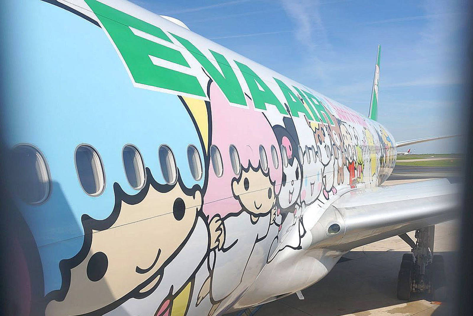 Sanrio Characters Eva Air Background