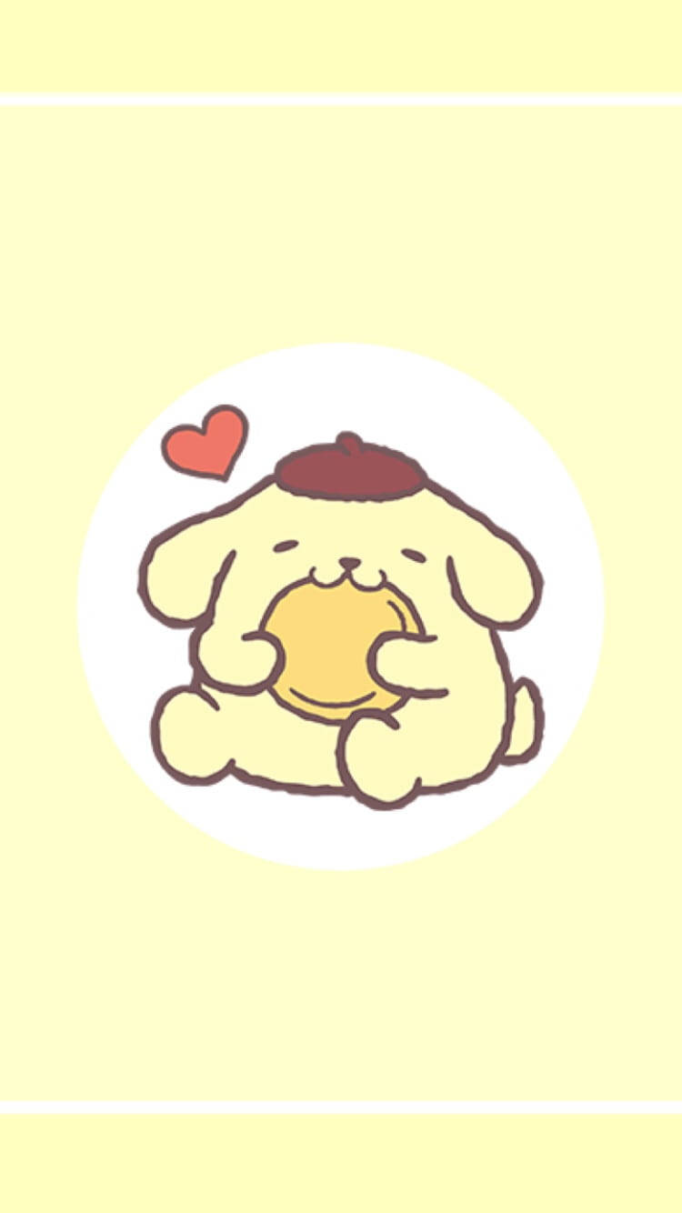 Sanrio Characters Golden Retriever Dog Background