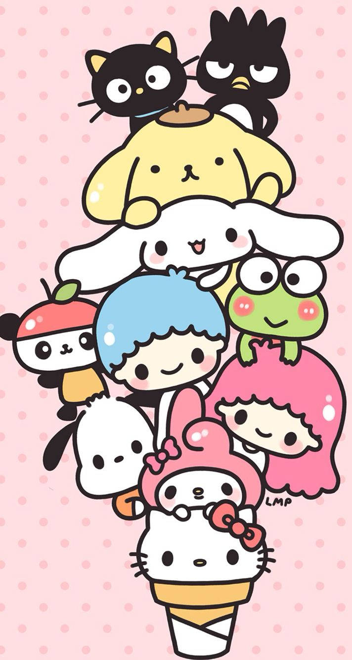Sanrio Characters In A Cone