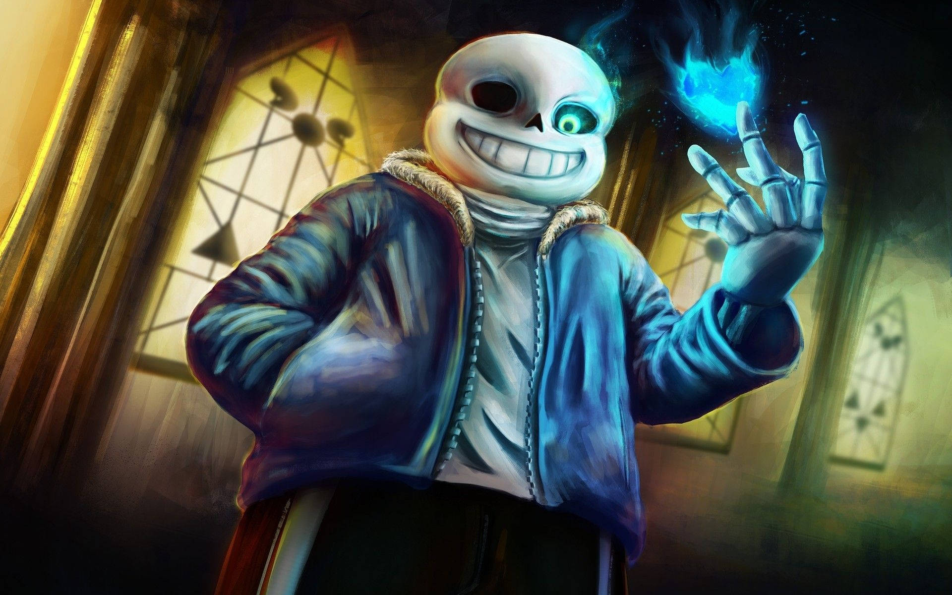 Sans Undertale Artwork Hd Background